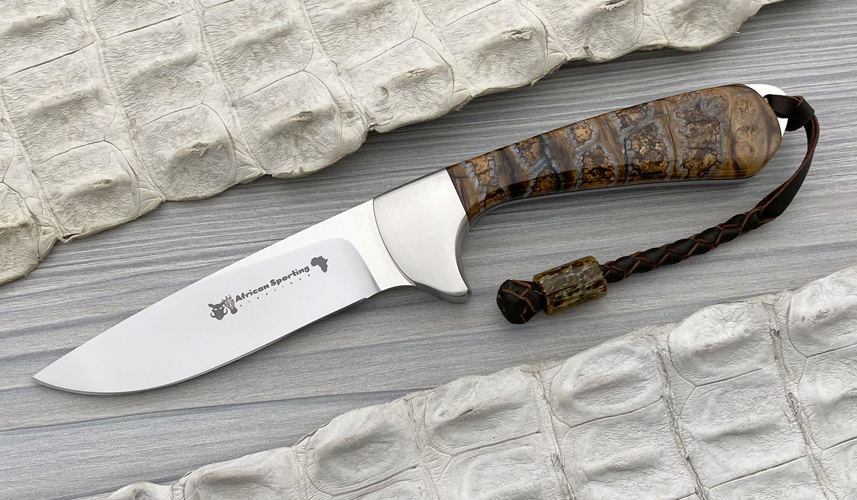 Mammoth Molar Handled Steak Knives: African Sporting Creations