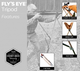 Fly's Eye® Tripod Shooting Sticks