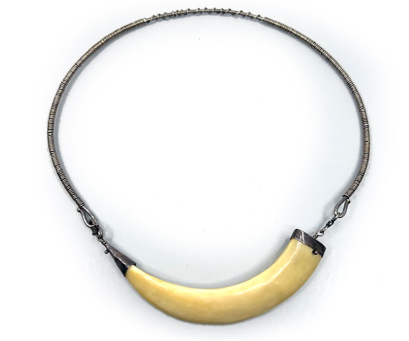 Antique Boar Tusk Necklace: African Sporting Creations