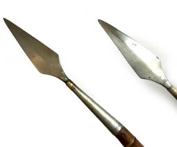 Matched Pair of Century Old Pig Sticking Spears