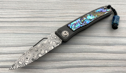 Rinkhals Damasteel Rose in Abalone