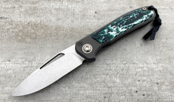 Stonewashed imambaⓇ Flipper Delete in Green Kudu Bone